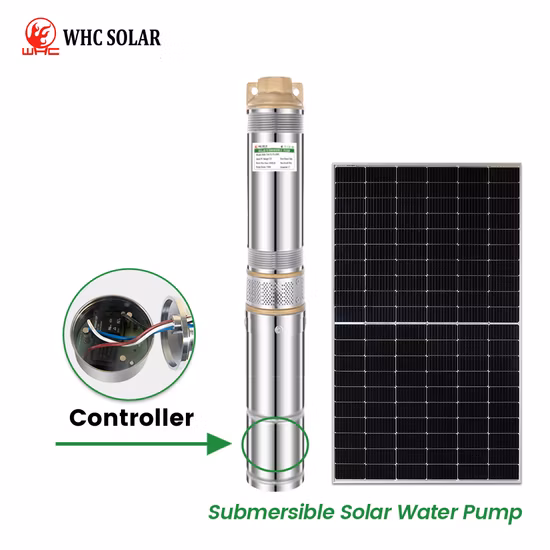Mastra Ruirong Bombas elétricas para poços de aço inoxidável completo de 4 polegadas de cabeça alta Solar AC DC Bomba de água submersível para poço